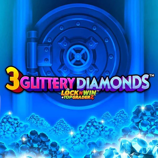 3 Glittery Diamonds game by PearFiction Studios – logo hosted on Melbet Casino