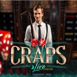 Official Live Casino logo: Live Craps by Evolution at Melbet Casino