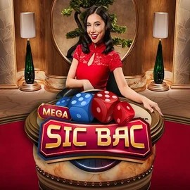 Mega Sic Bac slot logo by Pragmatic Play at Melbet Casino