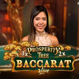 Prosperity Tree Baccarat game by Evolution – logo hosted on Melbet Casino